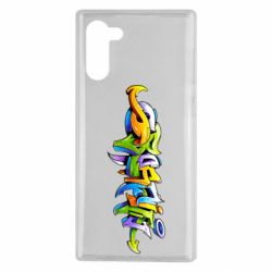 Чохол для Samsung Note 10 Graffiti style - PrintSalon