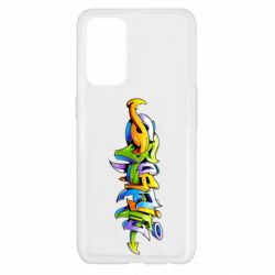 Чехол для Oppo Reno 5 4G Graffiti style-PrintSalon Чехол для Oppo Reno 5 4G Graffiti style