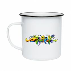 Кружка емальована Graffiti style - PrintSalon