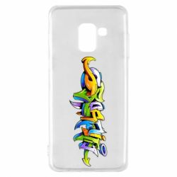 Чохол для Samsung A8 2018 Graffiti style - PrintSalon