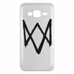 Чехол для Samsung J3 2016 Graffiti Watch Dogs logo-PrintSalon Чехол для Samsung J3 2016 Graffiti Watch Dogs logo