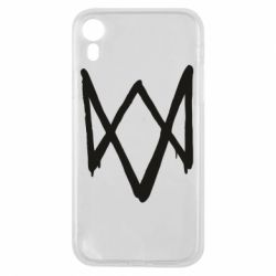 Чехол для iPhone XR Graffiti Watch Dogs logo - PrintSalon