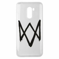 Чехол для Xiaomi Pocophone F1 Graffiti Watch Dogs logo - PrintSalon