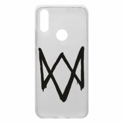 Чехол для Xiaomi Redmi 7 Graffiti Watch Dogs logo - PrintSalon