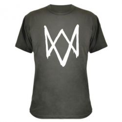 Камуфляжная футболка Graffiti Watch Dogs logo - PrintSalon