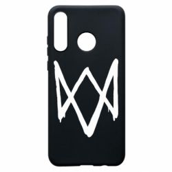 Чехол для Huawei P30 Lite Graffiti Watch Dogs logo - PrintSalon