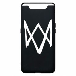 Чехол для Samsung A80 Graffiti Watch Dogs logo - PrintSalon