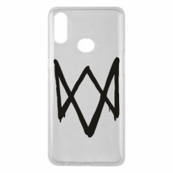 Чехол для Samsung A10s Graffiti Watch Dogs logo - PrintSalon