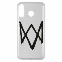 Чехол для Samsung M30 Graffiti Watch Dogs logo - PrintSalon