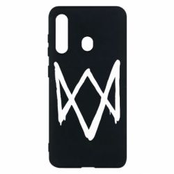 Чехол для Samsung M40 Graffiti Watch Dogs logo - PrintSalon