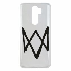 Чехол для Xiaomi Redmi Note 8 Pro Graffiti Watch Dogs logo - PrintSalon