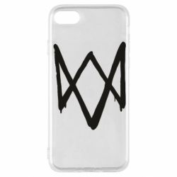 Чехол для iPhone SE 2020 Graffiti Watch Dogs logo-PrintSalon Чехол для iPhone SE 2020 Graffiti Watch Dogs logo