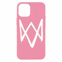 Чехол для iPhone 12 mini Graffiti Watch Dogs logo - PrintSalon