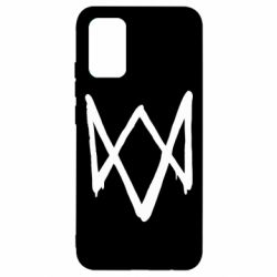 Чехол для Samsung A02s/M02s Graffiti Watch Dogs logo - PrintSalon