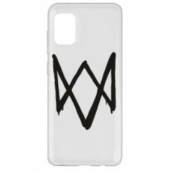 Чехол для Samsung A31 Graffiti Watch Dogs logo - PrintSalon