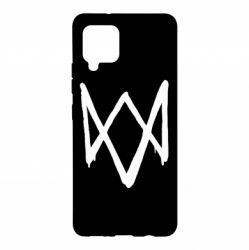 Чехол для Samsung A42 5G Graffiti Watch Dogs logo - PrintSalon