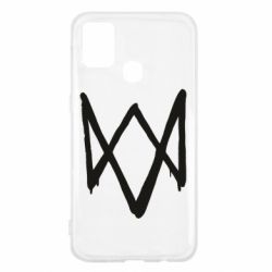 Чехол для Samsung M31 Graffiti Watch Dogs logo-PrintSalon Чехол для Samsung M31 Graffiti Watch Dogs logo