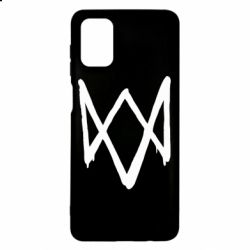 Чехол для Samsung M51 Graffiti Watch Dogs logo - PrintSalon