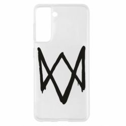 Чехол для Samsung S21 Graffiti Watch Dogs logo