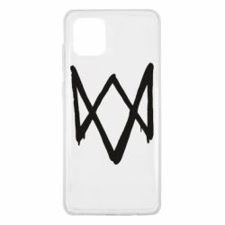 Чехол для Samsung Note 10 Lite Graffiti Watch Dogs logo - PrintSalon