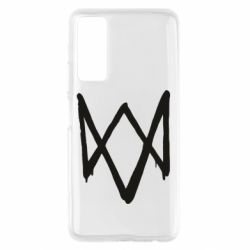 Чехол для Huawei P Smart 2021 Graffiti Watch Dogs logo - PrintSalon