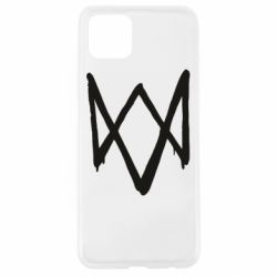 Чехол для Oppo A92s Graffiti Watch Dogs logo