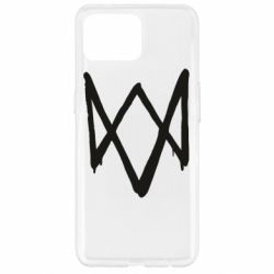 Чехол для Oppo Reno 4 Lite Graffiti Watch Dogs logo - PrintSalon