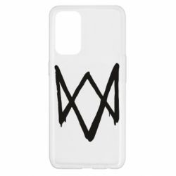 Чехол для Oppo Reno 5 4G Graffiti Watch Dogs logo - PrintSalon