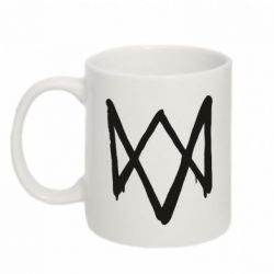 Чашка 320ml Graffiti Watch Dogs logo