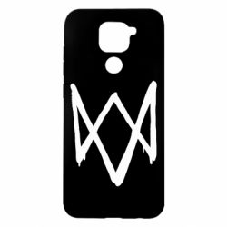 Чехол для Xiaomi Redmi Note 9/Redmi 10X Graffiti Watch Dogs logo - PrintSalon
