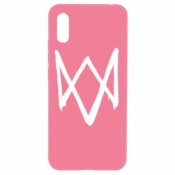 Чехол для Xiaomi Redmi 9a Graffiti Watch Dogs logo - PrintSalon