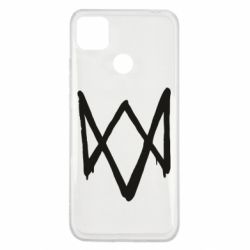 Чехол для Xiaomi Redmi 9c Graffiti Watch Dogs logo - PrintSalon