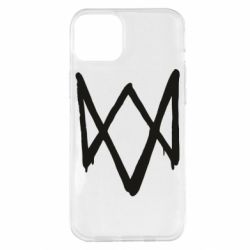 Чехол для iPhone 14 Plus Graffiti Watch Dogs logo - PrintSalon
