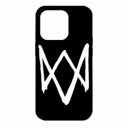 Чехол для iPhone 14 Pro Graffiti Watch Dogs logo - PrintSalon