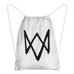Рюкзак-мешок Graffiti Watch Dogs logo - PrintSalon