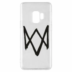Чехол для Samsung S9 Graffiti Watch Dogs logo - PrintSalon
