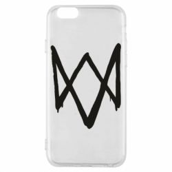 Чехол для iPhone 6/6S Graffiti Watch Dogs logo - PrintSalon