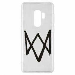 Чехол для Samsung S9+ Graffiti Watch Dogs logo - PrintSalon