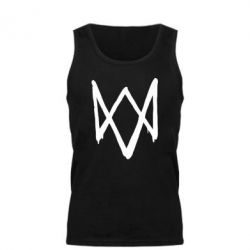 Мужская майка Graffiti Watch Dogs logo - PrintSalon