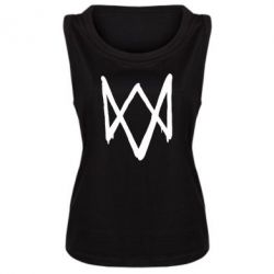 Женская майка Graffiti Watch Dogs logo - PrintSalon