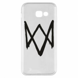 Чехол для Samsung A5 2017 Graffiti Watch Dogs logo-PrintSalon Чехол для Samsung A5 2017 Graffiti Watch Dogs logo