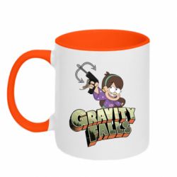 Чашка двокольорова Гравіті Фолз - PrintSalon