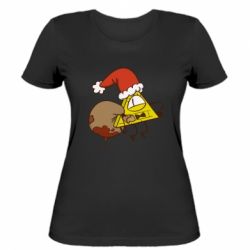 Жіноча футболка Gravity falls Cipher santa - PrintSalon