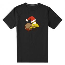 Чоловіча преміум футболка Gravity falls Cipher santa - PrintSalon