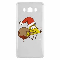Чехол для Samsung J7 2016 Gravity falls Cipher santa