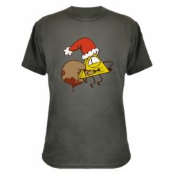 Камуфляжна футболка Gravity falls Cipher santa - PrintSalon