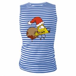 Майка-тільняшка Gravity falls Cipher santa - PrintSalon