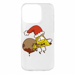 Чохол для iPhone 14 Pro Gravity falls Cipher santa - PrintSalon