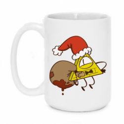 Чашка 420ml Gravity falls Cipher santa - PrintSalon