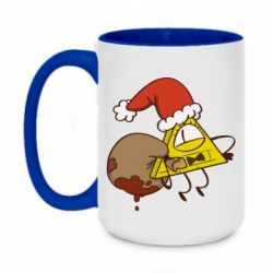 Чашка двокольорова велика Gravity falls Cipher santa - PrintSalon